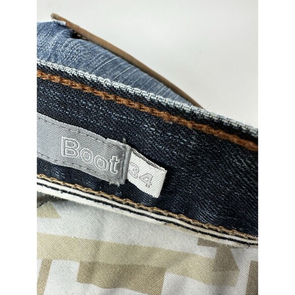 Vintage Levis Silver Tab Jeans Blue Black Denim Bootcut Y2K Western Mens 34x29 - Picture 11 of 14